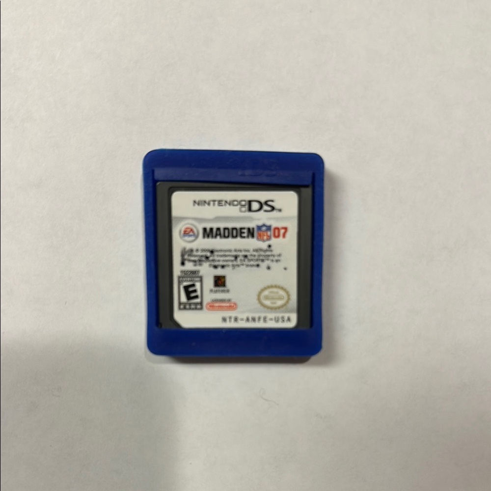 3/$15 Nintendo DS Madden NFL 07 Game - Blue